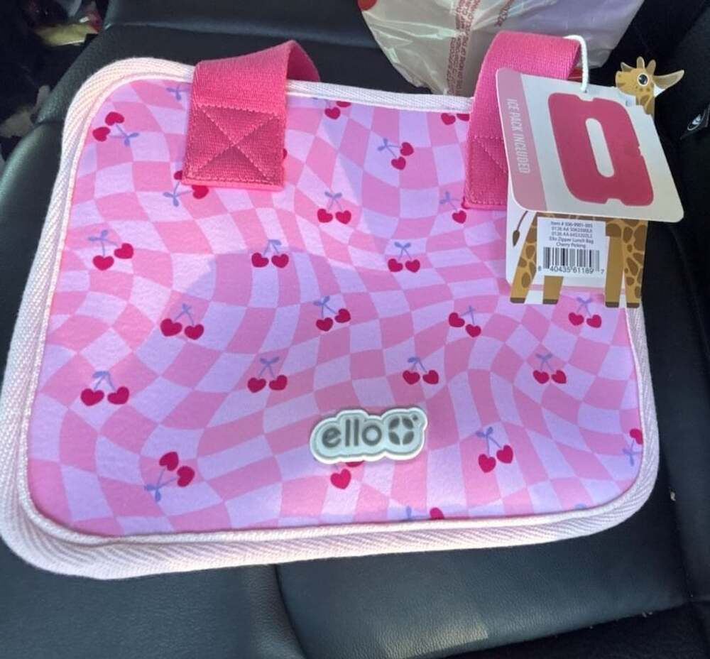 Ello Zipper Lunch Bag Cherry Picking